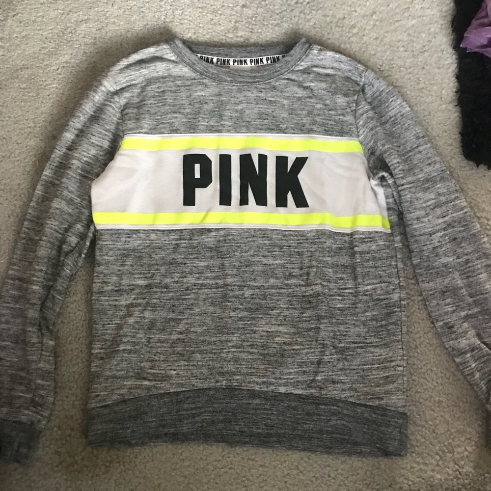 Pink crew sweater